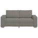Canapea extensibilă gri deschis 180x77x82 cm, material catifea reiată - WALTI WALTI