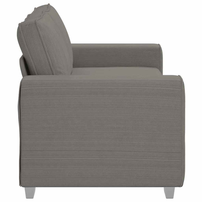 Canapea extensibilă gri deschis 180x77x82 cm, material catifea reiată - WALTI WALTI