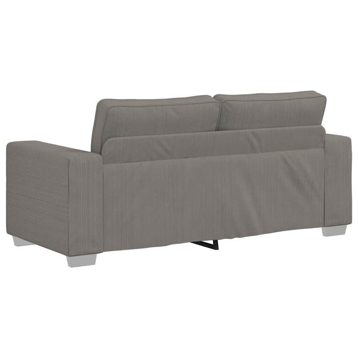 Canapea extensibilă gri deschis 180x77x82 cm, material catifea reiată - WALTI WALTI
