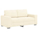 Canapea extensibilă crem 180x77x82 cm, material catifea reiată - WALTI WALTI