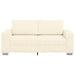 Canapea extensibilă crem 180x77x82 cm, material catifea reiată - WALTI WALTI