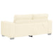 Canapea extensibilă crem 180x77x82 cm, material catifea reiată - WALTI WALTI