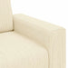 Canapea extensibilă crem 180x77x82 cm, material catifea reiată - WALTI WALTI