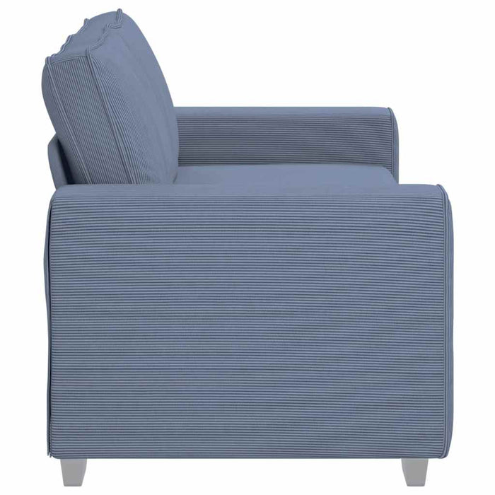 Canapea extensibilă albastră, 180x77x82 cm, material catifea reiată - WALTI WALTI