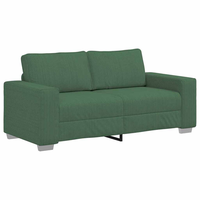 Canapea extensibilă verde închis 180x77x82 cm, material catifea reiată - WALTI WALTI