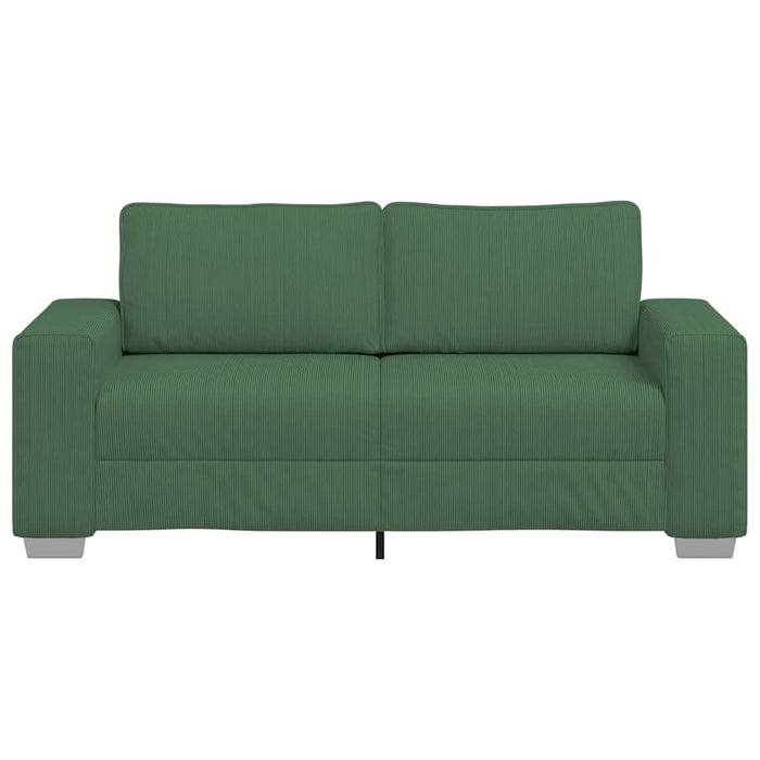 Canapea extensibilă verde închis 180x77x82 cm, material catifea reiată - WALTI WALTI