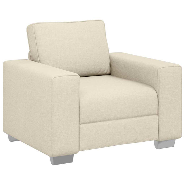 Canapea Bej 100 x 77 x 82 cm Material textil din in - WALTI WALTI
