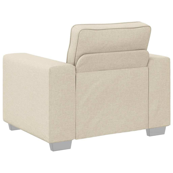 Canapea Bej 100 x 77 x 82 cm Material textil din in - WALTI WALTI