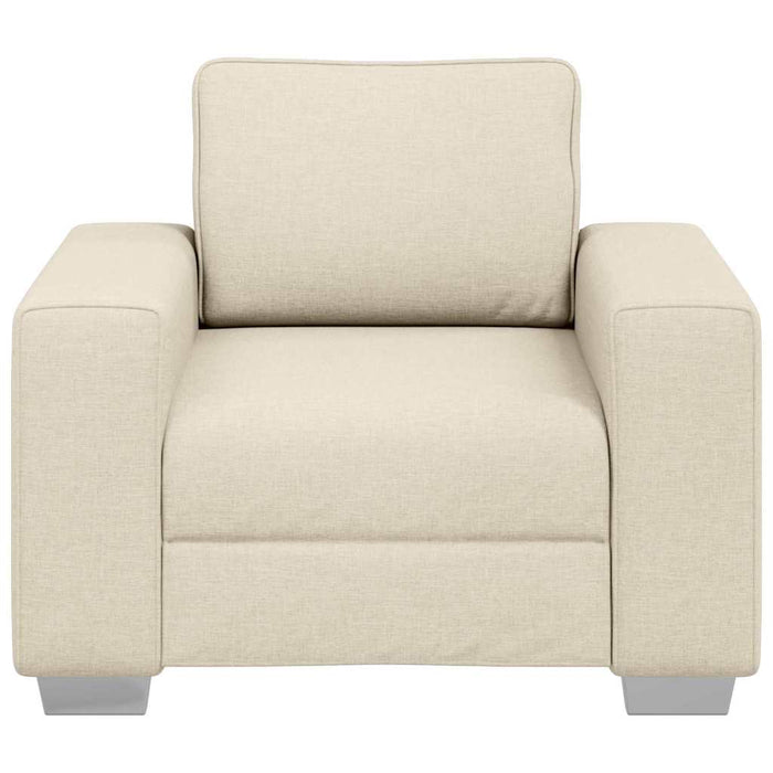 Canapea Bej 100 x 77 x 82 cm Material textil din in - WALTI WALTI