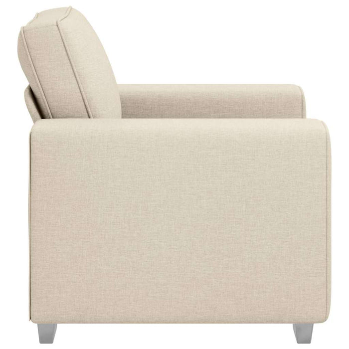 Canapea Bej 100 x 77 x 82 cm Material textil din in - WALTI WALTI
