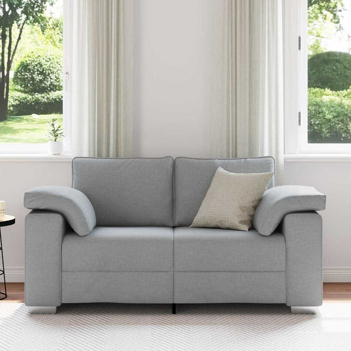 Canapea 120cm Gri deschis țesătură - WALTI WALTI