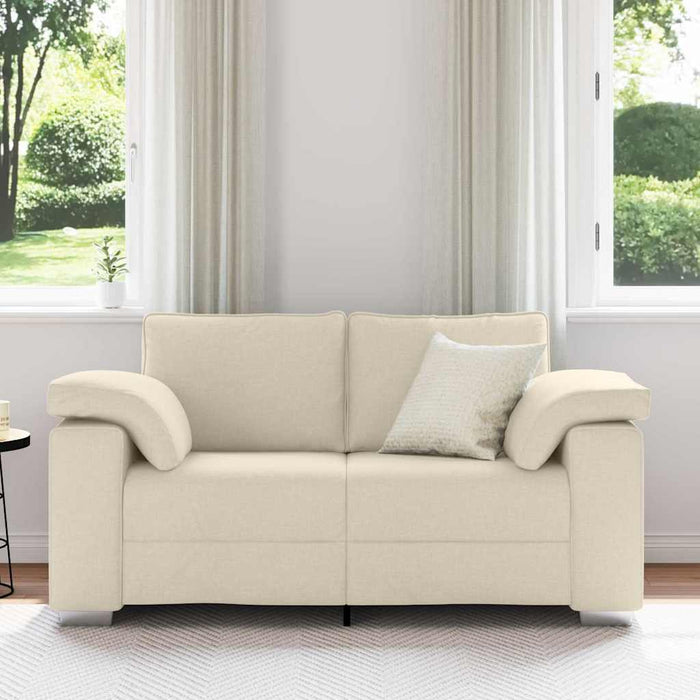 Canapea Bej 160 x 77 x 82 cm Material textil din in - WALTI WALTI