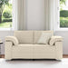 Canapea Bej 160 x 77 x 82 cm Material textil din in - WALTI WALTI