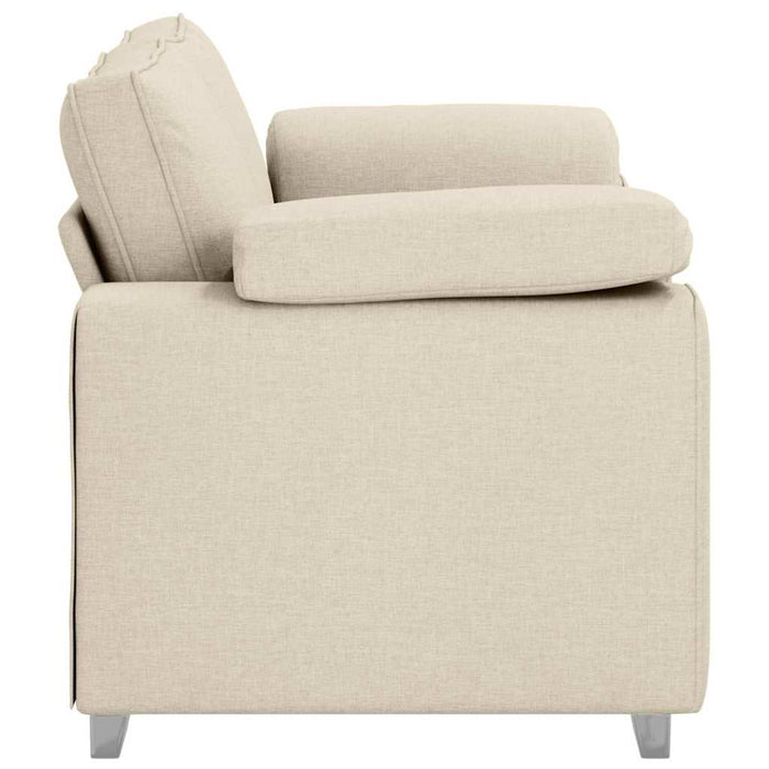 Canapea Bej 160 x 77 x 82 cm Material textil din in - WALTI WALTI
