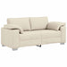 Canapea cu 2 locuri Bej 180 cm Material textil din in - WALTI WALTI