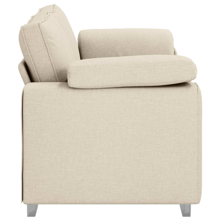 Canapea cu 2 locuri Bej 180 cm Material textil din in - WALTI WALTI