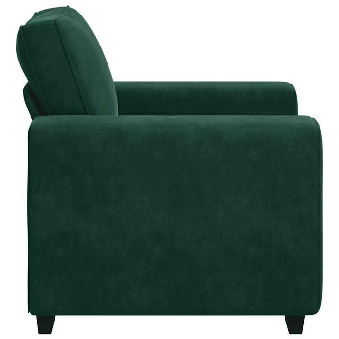 Canapea fotoliu verde închis 100x77x82 cm catifea - WALTI WALTI