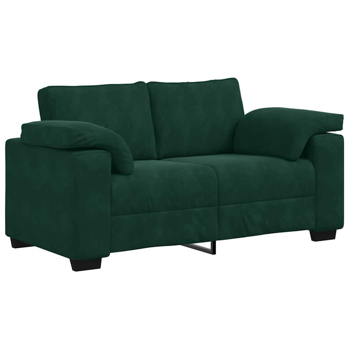 Canapea extensibilă verde închis 160x77x82 cm catifea - WALTI WALTI