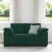 Canapea extensibilă verde închis 160x77x82 cm catifea - WALTI WALTI