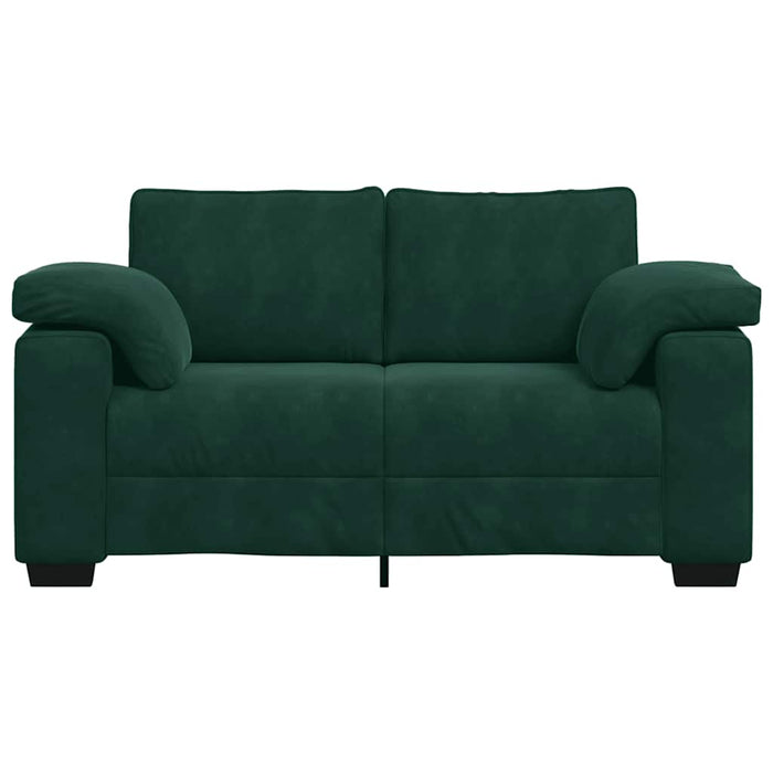 Canapea extensibilă verde închis 160x77x82 cm catifea - WALTI WALTI