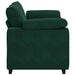 Canapea extensibilă verde închis 160x77x82 cm catifea - WALTI WALTI