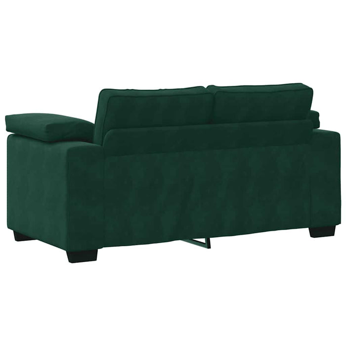 Canapea extensibilă verde închis 160x77x82 cm catifea - WALTI WALTI