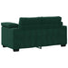 Canapea extensibilă verde închis 160x77x82 cm catifea - WALTI WALTI