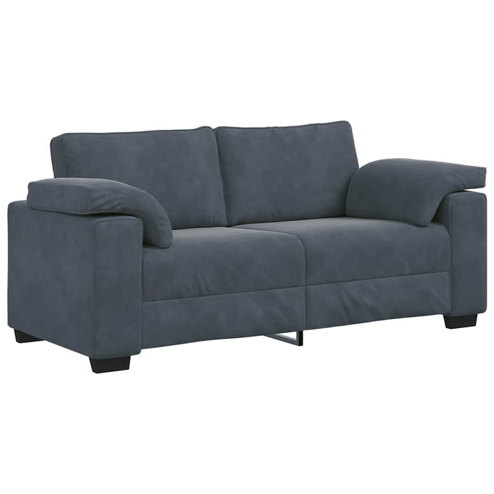 Canapea lovesea gri închis 180x77x82 cm catifea WALTI