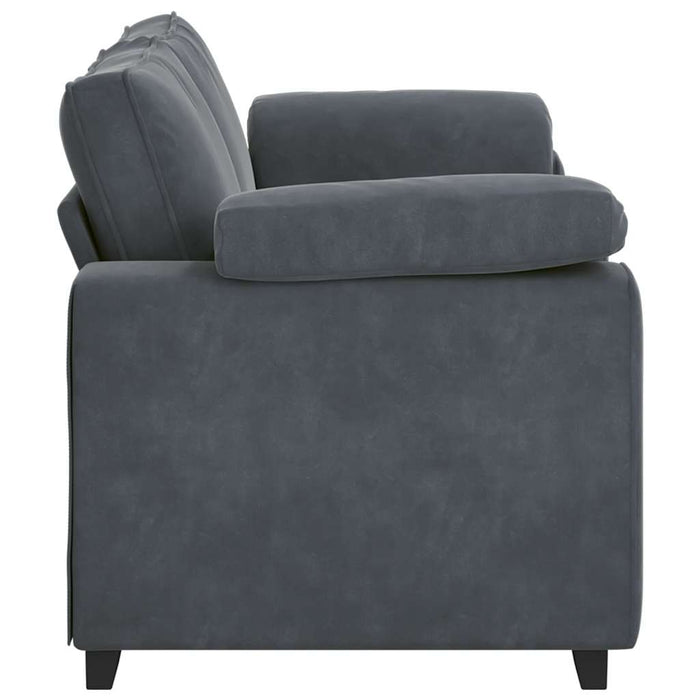 Canapea lovesea gri închis 180x77x82 cm catifea WALTI
