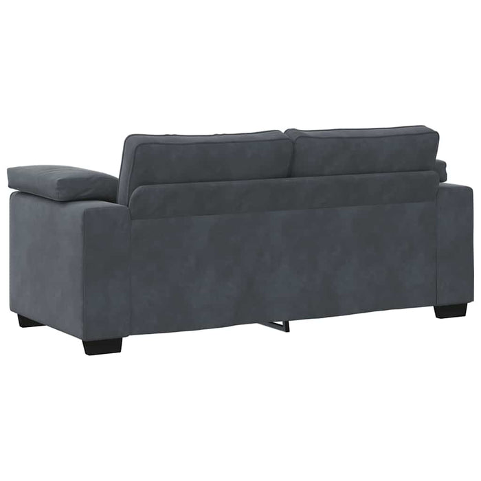 Canapea lovesea gri închis 180x77x82 cm catifea WALTI