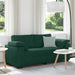 Canapea extensibilă verde închis 180x77x82 cm catifea - WALTI WALTI