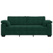 Canapea cu 3 locuri, verde închis, 220x77x82 cm, catifea - WALTI WALTI