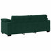 Canapea cu 3 locuri, verde închis, 220x77x82 cm, catifea - WALTI WALTI