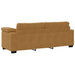 Canapea cu 3 locuri, maro, 220x77x82 cm, catifea - WALTI WALTI
