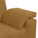 Canapea cu 3 locuri, maro, 220x77x82 cm, catifea - WALTI WALTI