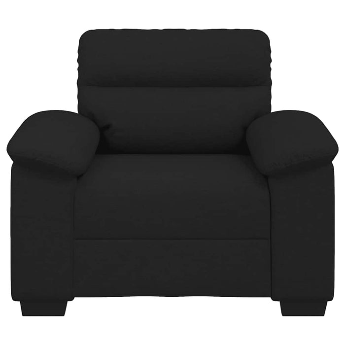 Canapea Scaun Negru 100x81x84 cm Tesatura WALTI