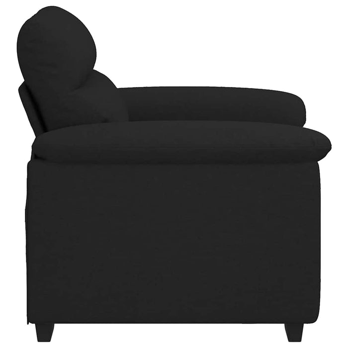 Canapea Scaun Negru 100x81x84 cm Tesatura WALTI