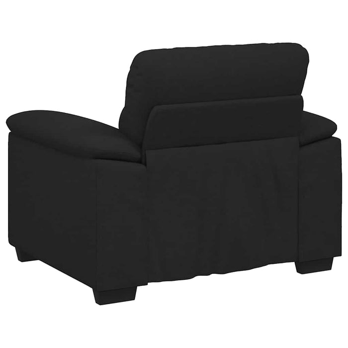 Canapea Scaun Negru 100x81x84 cm Tesatura WALTI