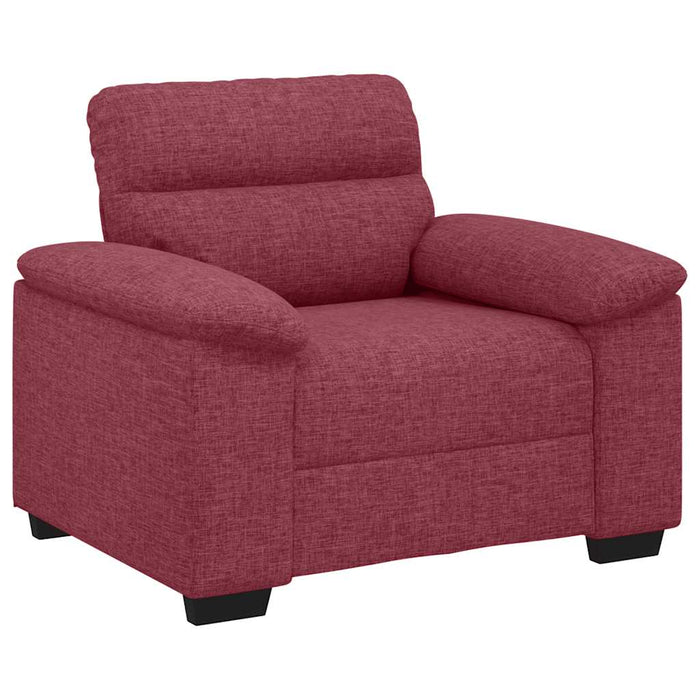 Canapea fotoliu roșu vin 100x81x84 cm material textil - WALTI WALTI