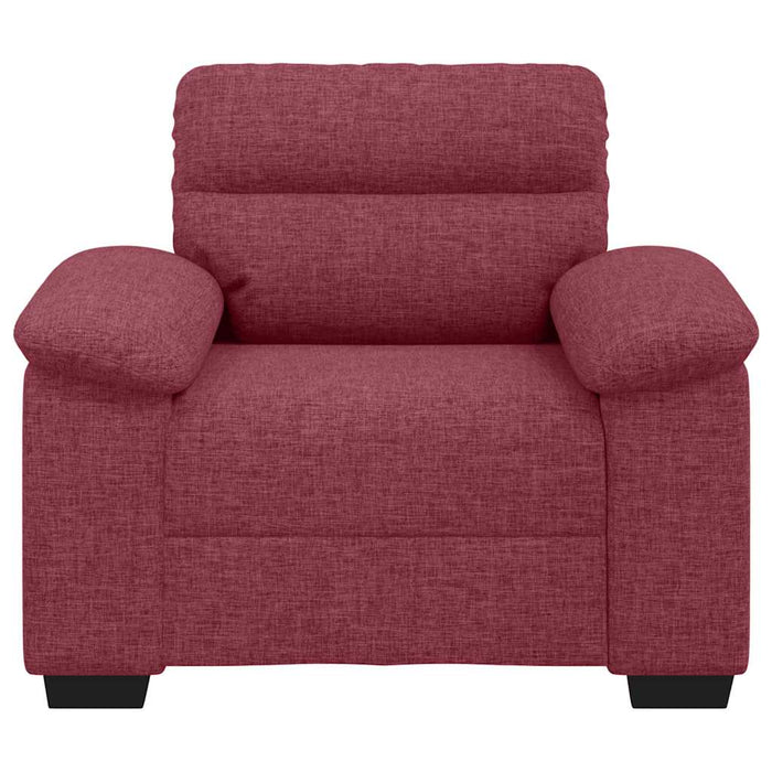 Canapea fotoliu roșu vin 100x81x84 cm material textil - WALTI WALTI