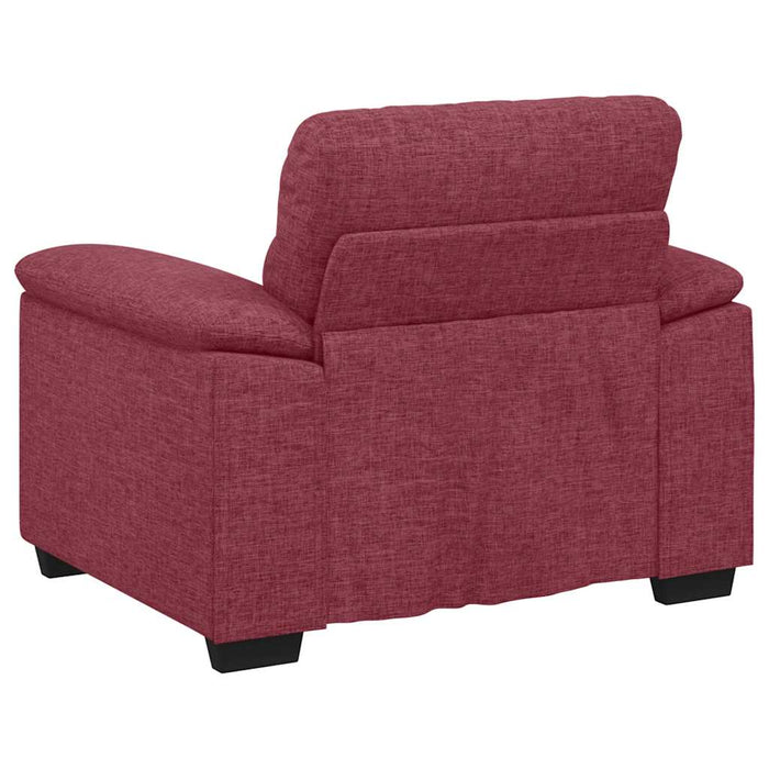 Canapea fotoliu roșu vin 100x81x84 cm material textil - WALTI WALTI