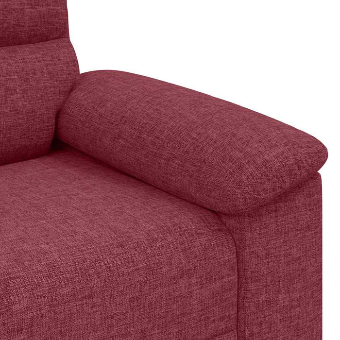 Canapea fotoliu roșu vin 100x81x84 cm material textil - WALTI WALTI
