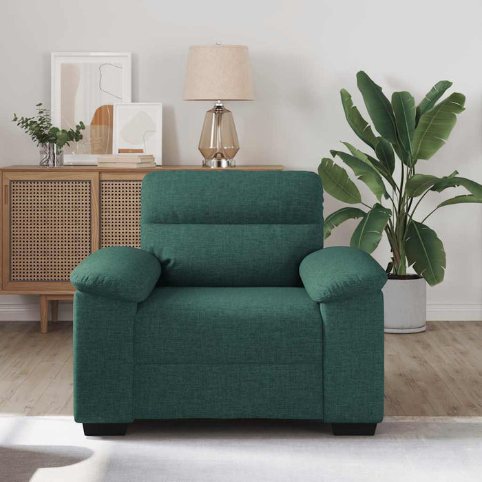 Canapea fotoliu verde închis 100x81x84 cm, material textil - WALTI WALTI