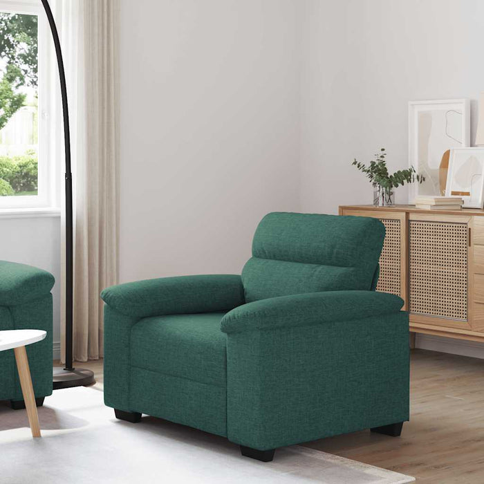Canapea fotoliu verde închis 100x81x84 cm, material textil - WALTI WALTI