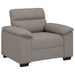Canapea fotoliu gri taupe 100x81x84 cm, material textil - WALTI WALTI