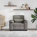 Canapea fotoliu gri taupe 100x81x84 cm, material textil - WALTI WALTI