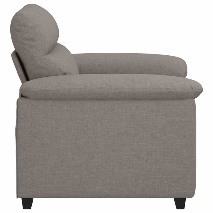 Canapea fotoliu gri taupe 100x81x84 cm, material textil - WALTI WALTI