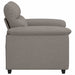 Canapea fotoliu gri taupe 100x81x84 cm, material textil - WALTI WALTI
