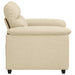Canapea fotoliu crem 100x81x84 cm material textil - WALTI WALTI