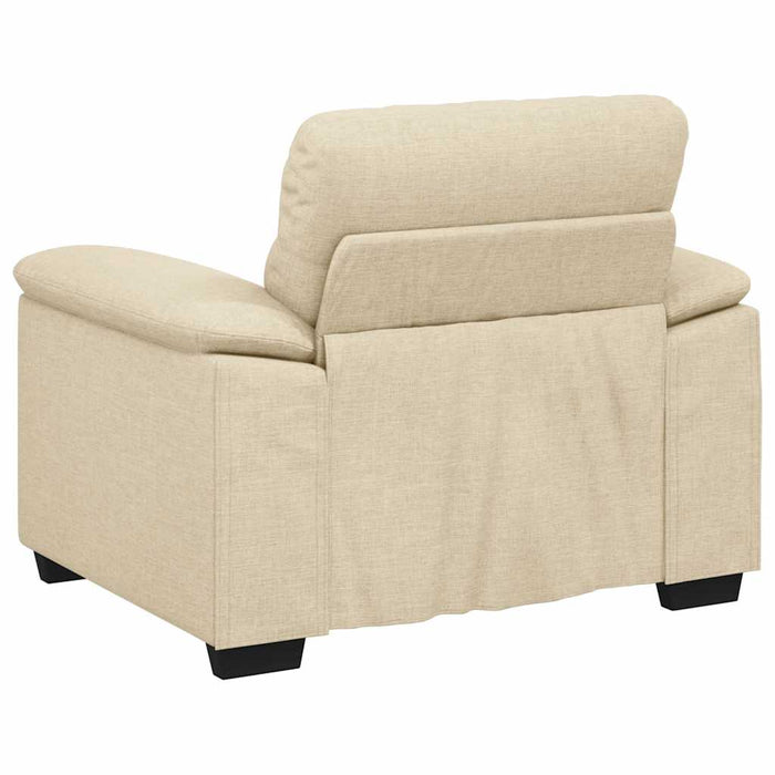Canapea fotoliu crem 100x81x84 cm material textil - WALTI WALTI